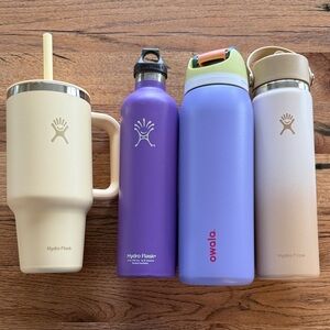 4 Water Bottles